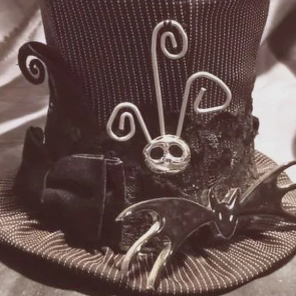 NWOT Disney Parks Jack Skellington top hat RARE! DISNEY - NIGHTMARE BEFORE CHRISTMAS - JACK SKELLINGTON MINI  main image 4